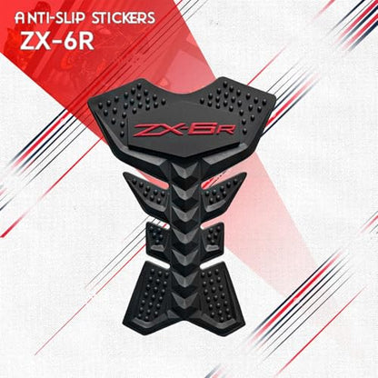 Motorcycle Tank Pad Gas Tank Protector Compatible with Kawasaki ZX-6R ZX6R ZX636 Anti Slip Tank Pad Stickers Gas Oil Fuel Tank Pad Protectors - size: For ZX6R