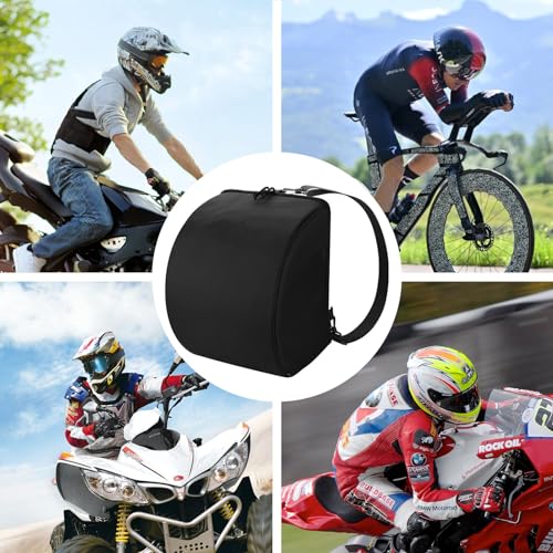 Cosmos Motorcycle Helmet Bag Heavy Duty Helmet Sling Backpack with Foam Padding and Adjustable Strap for Carry & Storage of Motorcycle Helmet, Racing Helmet, Off-road Helmet, Motorcycle Accessories