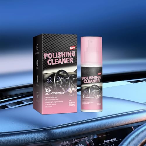 2Pcs Car Interior Cleaner, Polishing Cleaner Detailer Spray. | for Rubber, Leather& More, Multi-Surface Cleaning for Car Interior.