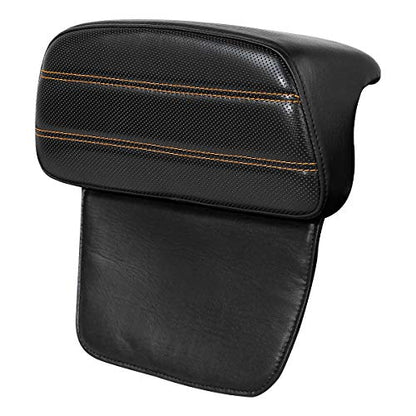 Razor Chopped Pack Backrest Pad Fits For Harley Touring 2014-2023 Tri Glide Road King Street Glide Road Glide Electra Glide Pack - color: Style E# 4