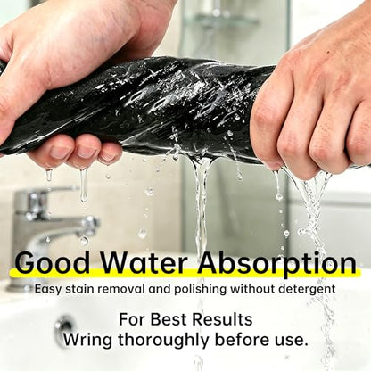 12 PCS Thickened Magic Cleaning Cloth, Reusable Microfiber Cleaning Towels, Lint & Streak Free Cleaning Rags for Windows, Cars, Mirrors