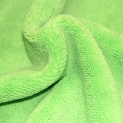 POLYTE Microfiber Cleaning Towel Ultrasonic Cut Edgeless (16x16, 24 Pack, Premium, Blue,Green,Yellow) - color: Blue,green,yellow