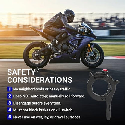 BlueStars Throttle Cruise Control/Motorcycle Throttle Lock - Universal Compatible with Most Motorcycles/Electric Bikes/Scooters/ATVs - Control Assist Motorcycle Accessories