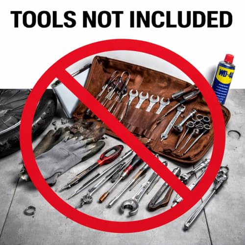 DarkRabbit Leather Roll up Tool Bag, 17 Pcs Tool Organizer, Motorcycle Tool Roll Bag, Motorbike Saddlebag, Wrench Organizer, Storage Accessory Pouch, Biker Essentials (Brown)