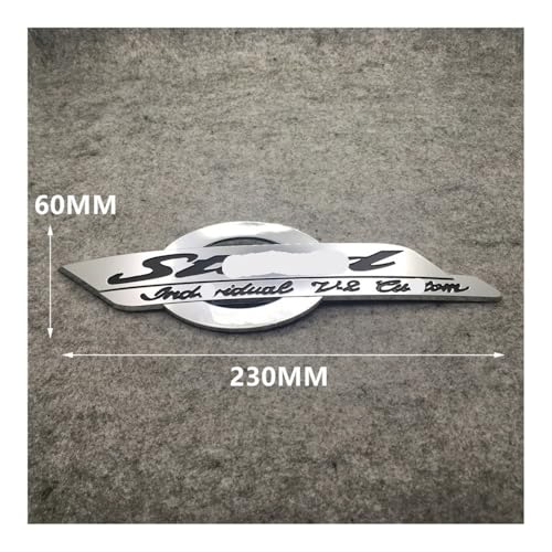 Tank Sticker Motorcycle Emblem Badge Decal Fuel Tank Sticker Tank Pad Protector Decal For For Shadow VT VTX 400 500 600 750 1100
