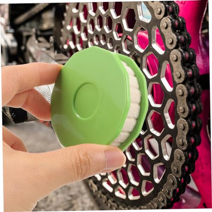 3sets Bike Accessory Chain Oiler Lubricating Tool Bike Lubrication Tool Oil Roller Compact Portable Easy Use 2pcs*3