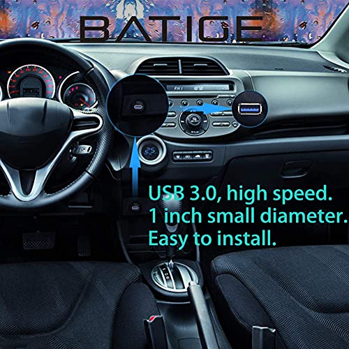 Small USB 3.0 Male to Female AUX Flush Panel Mount Extension Cable for Car Truck Boat Motorcycle Dashboard 3ft - size: 1 pack USB 3.0 3ft