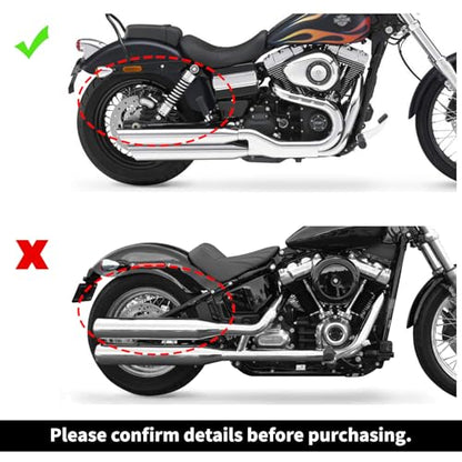 TCMT Hard Saddlebags 6x9" Speaker Lid Latch Key & Liners Carpet Insert Fits For Harley Touring Models CVO Road Glide Road King Street Glide Electra Glide Ultra Classic 1994-2013 - color: Vivid Black Chrome Latches(6x9 Speaker Lid)