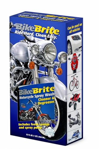 Bike Brite MC44K Motorcycle Spray Wash - Blue (32 fl. oz. gift pack)