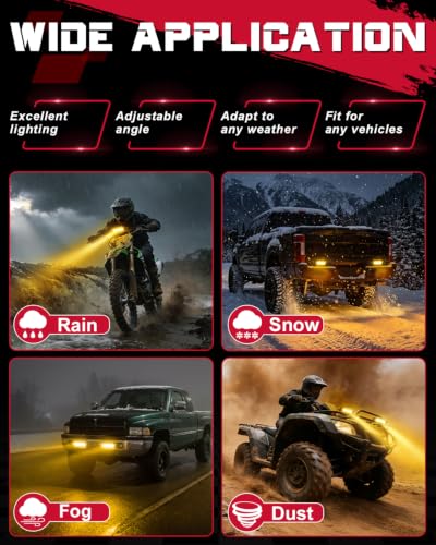 OFFROADTOWN 6 Inch Amber LED Light Bar 160W 3D Spot Slim Single Row Light Bar Off Road Driving Lighting Ultra Slim Waterproof Amber Fog Chase Lights for Truck Pickup UTV ATV SUV Boat Motorcycle - color: Amber