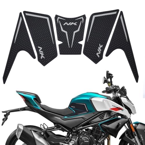Side Fuel Tank Pad Protector Stickers Decal for CF-Moto 450NK nk450 450 NK CF450nk 2023-2025 Gas Knee Grip Traction Pad Tank Grips PVC Rubber Black 5 Pieces