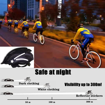 42Pcs Reflective Stickers, Reflective Decals Multi Shapes Kit, Waterproof Outdoor Safety Warning Reflective Stickers, Night Visibility Adhesive Stickers for Helmet, Bicycle, Car & Stroller