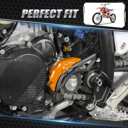 NICECNC Clutch Slave Cylinder Cover Protector Guard Compatible with KTM 250 300 XC SX 2023-2024 250 300 EXC XCW 2024,Compatible with Husqvarna 300 TX 2023-2024 250 300 TE 2024,Orange Easy to Install - color: orange