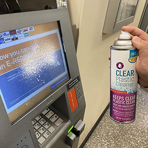 Invisible Glass 91014 Clear Plastic Cleaner – Cleans and Protects Plastic on Electronics, Appliances, Eyewear, Cars, Trucks, RVs, Boats & More, Helps Prevent Fog and Static – 19 oz - size: 19 Ounce (Pack of 1)