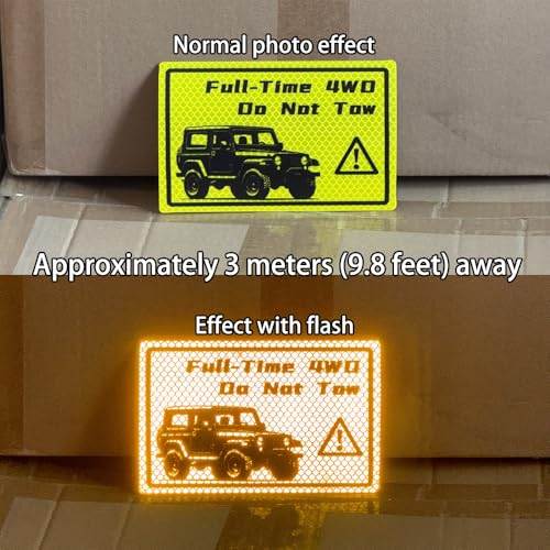Car Reflective Stickers, High-Intensity Night Safety Reflective Decals, Strong Adhesive, Weatherproof, Paint-Safe for Cars, Trucks, SUVs & Motorcycles (1 Pack of 2pcs) (Style 5)