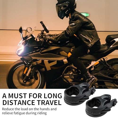 Motorcycle Cruise Control Throttle Assist Grips, Handlebar Throttle Rocker Rest Accelerator Assistant, 2 PCS Universal Motorcycle Accessories