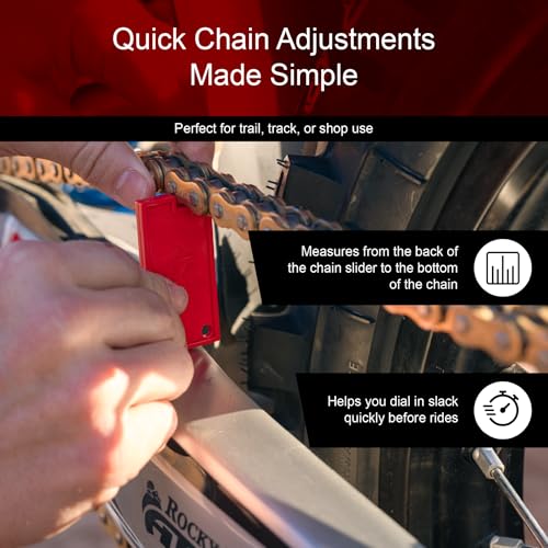 Tusk Chain Slack Measuring Tool Compatible With Yamaha YZ125/250 2005-2026