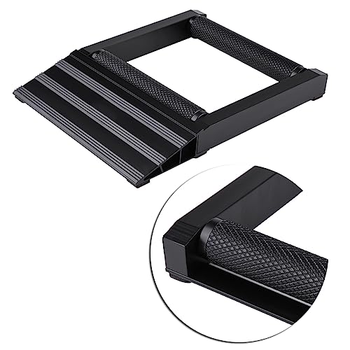 GOTOTOP Motorcycle Roller Stand, Aluminum Wheel Spinner for Effortless Chain Cleaning, Supports 500 Lbs, Perfect for Motorcycle Enthusiasts
