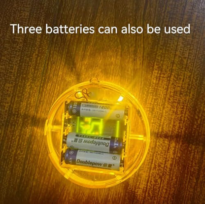 3 Pack LED Road Flares Roadside Flashing Emergency Lights Beacon with Magnetic Base for Vehicle and Outdoor Sports.(Yellow) - color: Yellow