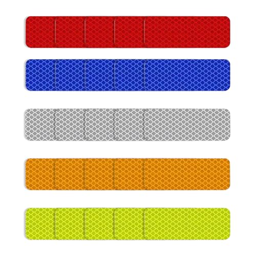 30 Pcs Reflective Stickers, Waterproof Reflective Tape Safety Reflective Tape, Warning Stickers for Vehicle/Bicycle/Motorcycle/Outdoor Enthusiasts