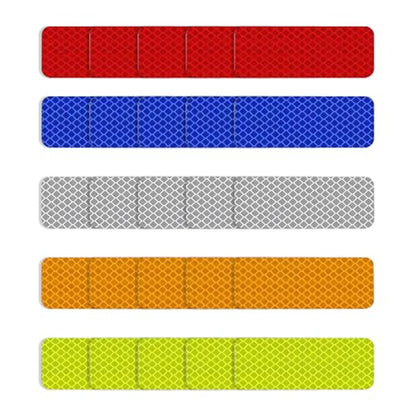 30 Pcs Reflective Stickers, Waterproof Reflective Tape Safety Reflective Tape, Warning Stickers for Vehicle/Bicycle/Motorcycle/Outdoor Enthusiasts