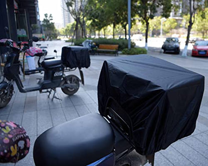Bicycle Rear Rack Rain Cover Bike Trunk Rain Cover 100L Green - color: 80L - 100L Green, size: 80L - 100L