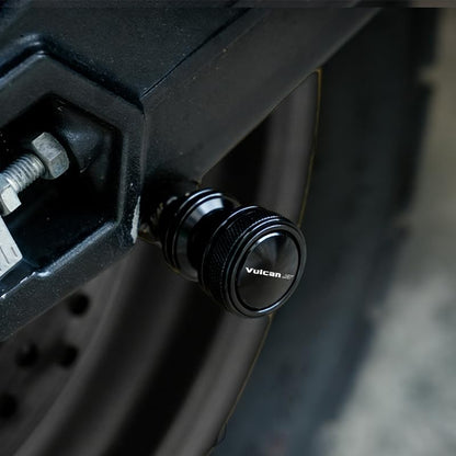 Fit for KAWASAKI Vulcan S 650 VN650 2015-2023 2024 2025 2026 Motorcycle Accessories M10 Swingarm Spools Slider Stand Screws (Black) - color: Black