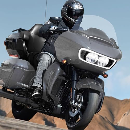 Motorcycle LED Headlight Fairing Vent Turn Signal Light Accent Lamp Indicator Side Lights Compatible With Harley Road Glide FLTRX Special FLTRXS CVO Ultra FLTRX 2015-2024 Harley Accessories