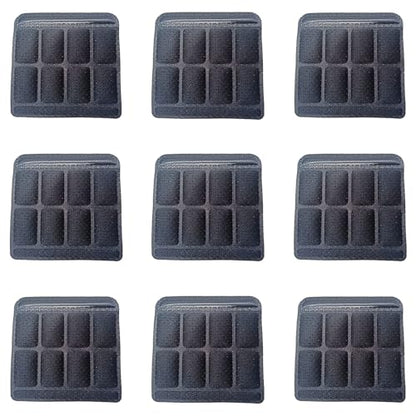 Helmet Chin Straps Jaw Pads Chin Pad Soft Foam Sponge Pad Strap Padding Replacement Lining Cushion Mat Liner Universal Fit for Cycling Bike Motorcycle Bicycle Riding - color: Black 9PCS