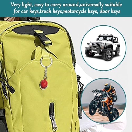 Car Parts Model Key Chains, Lovers Key Chain Set, Metal Parts Keyring, Universal Motorcycle Helmet Key Holder (K5-Red) - color: K5-red