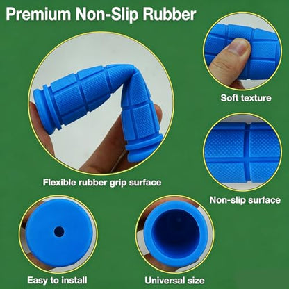 2 Pairs Bike Handlebar Grips for Bikes - color: Blue