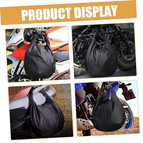 Luxshiny Bag for Outdoor Riding Storage Pouch for Scooter and Ski Helmets Multi Purpose Travel Container for Snacks and Bottles