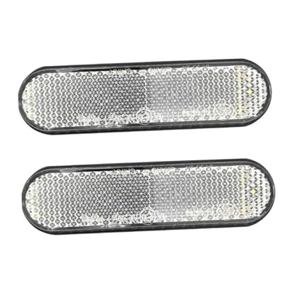 Cabilock 2 Pack Motorcycle Rear Brake Light Led Reflector 24 Led Side Marker Lights Waterproof for Motorbike Tail Brake Lamp