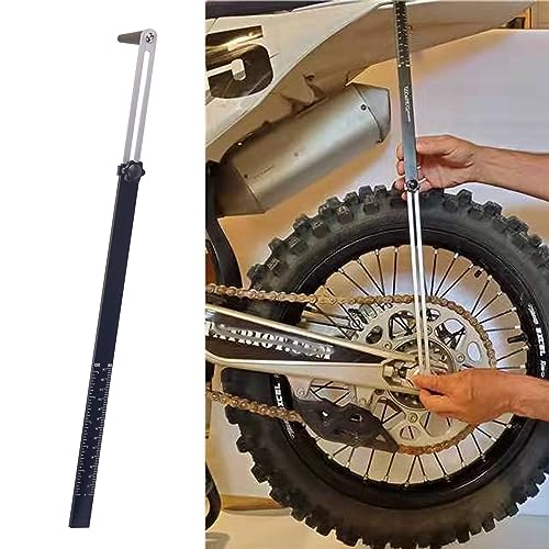 Sliding Sag Scale for Dirt Bike Motorcycles,Dirt Bike Rear Shock Sag Tool Aluminum Suspension Sag Setting Tool