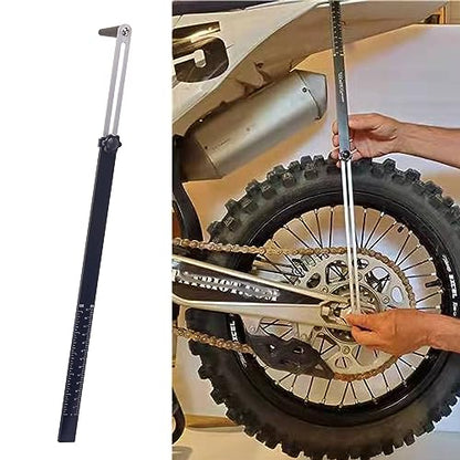 Sliding Sag Scale for Dirt Bike Motorcycles,Dirt Bike Rear Shock Sag Tool Aluminum Suspension Sag Setting Tool