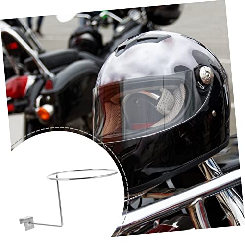 iplusmile 2pcs Hat Rack Closet Hooks for Wall Jacket Hooks Helmet Storage Holder Hats Holder Rack Helmet Hanger Multipurpose Hanger Storage Rack White Wall-Mounted Motorcycle Steel