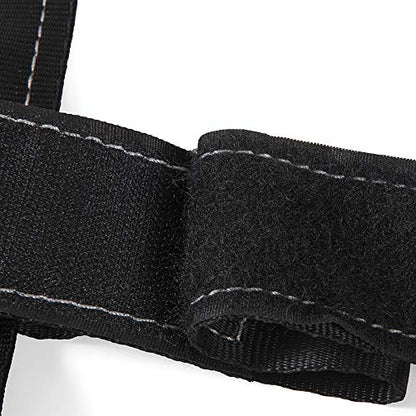 MOTO4U Universal Motorcycle Rear Wheel Tie Down Strap in Black - color: Black