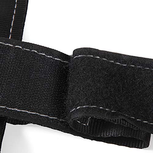 Motorcycle Rear Wheel Tie Down Strap, 2200lbs Break Strength Universal Motorcycle Tie Down Strap in Black - color: Black