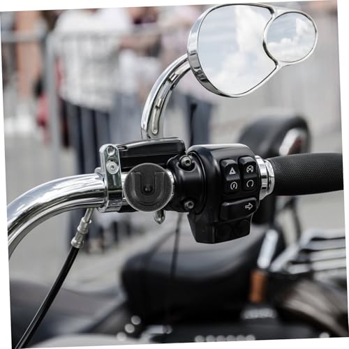 SHOWERORO 2pcs Motorbike Microphone Holder Clip Handheld Radio Mount for Motorcycle Compatible and High-strength Easy Installation for Versatile Use