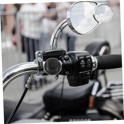 SHOWERORO 2pcs Motorbike Microphone Holder Clip Handheld Radio Mount for Motorcycle Compatible and High-strength Easy Installation for Versatile Use