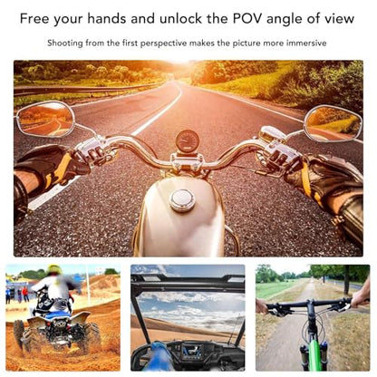 aqxreight Motorcycle Helmet Chin Mount for Action Camera Secure Motorcycle Helmet Chin Holder for Mobile Phone Helmet Adhesive Mount Wide Compatibility Motorcycle Helmet Chin