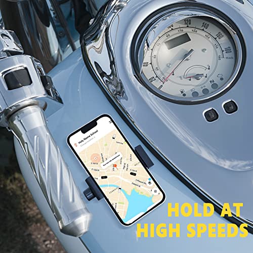 Vinkqiado Gym Magnetic Phone Mount Holder, Heavy Duty Magnet Base Cell Phone Clamp, Attracts to Ferrous Metal Surface, Designed for Gym, Motorcycles Tank, Tractor, Toolbox, Mechanics, Truck, Forklift