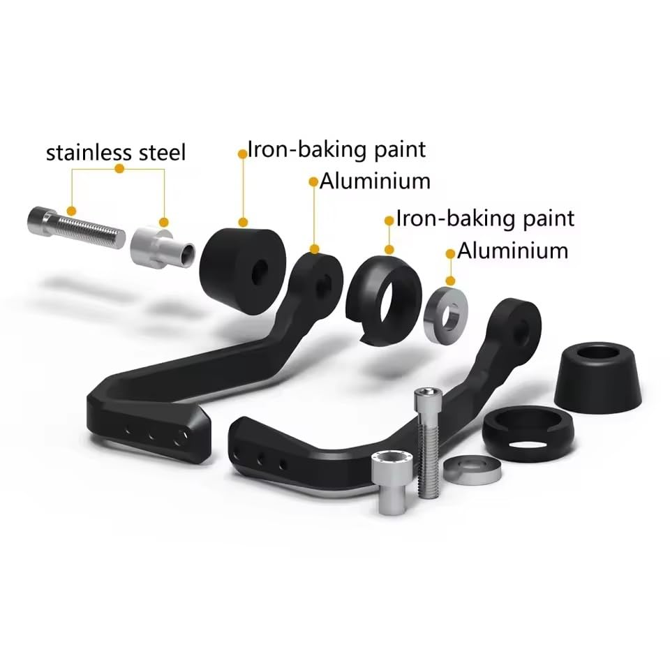 Motorcycle Handlebar Grips Guard Brake Clutch Levers Protector for KTM 790 Duke 2018-2026 (Road) - color: Road