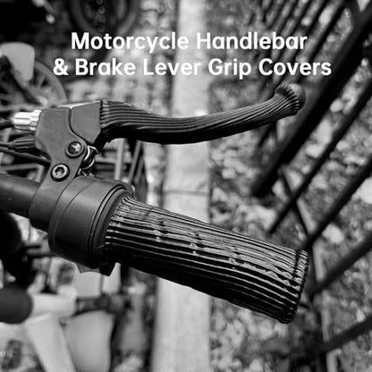 OFFCURVE Universal Motorcycle Handblebar Grips - style: Vertical Strips