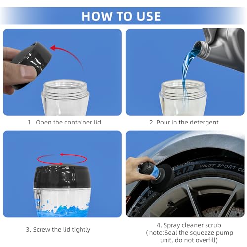 Tire Shine Applicator with 2 Detachable Foam Applicator Pads for Car Cleaning and Fine Polishing Reusable Tire Dressing Applicator for Car Truck SUV Motorcycle - style: Thin sponge
