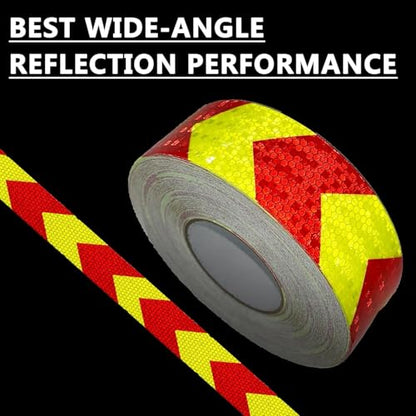 AISEY Reflective Tape White Outdoor High Vis Conspicuity Safety Tape, Reflector Tape Trailer Waterproof - 2“x 30ft/Roll, 2 Rolls - size: 2"x30FT - 2 PACK