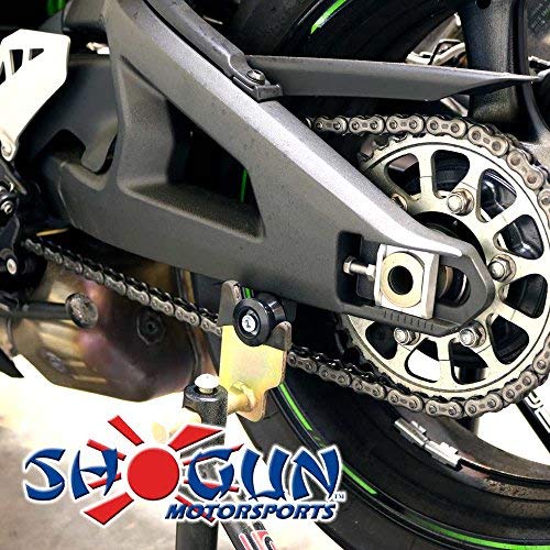 Shogun USA Made Kaw ZX10 ZX10R ZX10RR 2016-2026 Suzuki GSX-8S GSX8S GSX 8S 2023-2026 Swingarm Swing Arm Spools - Sliders - Black - 701-0739
