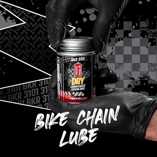 Errecom 1000 Miglia BKR 3101-2 fl oz (60 mL) Can, Dry Lube Bike Chain, for Dry and Dusty Weather Conditions, Brush Included - color: DRY - 2 fl oz (60 mL) Can