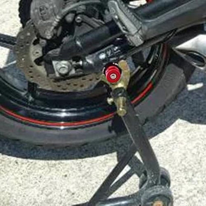 FREAXLL 10MM M10x1.25 Swingarm Spools Sliders Stand Universal Red for KAW&-ASA*KI NINJA 250 400 650 Z750 V&-ersys 650 1000 CFMOTO 450NK 450SR 450MT 650NK 700CL_X - color: Aluminum red