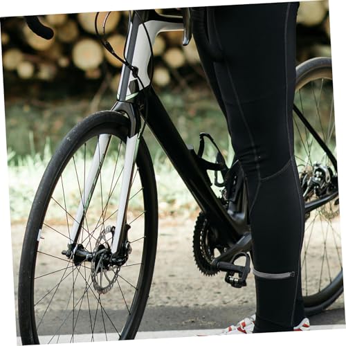 Mipcase 2pcs Cycling Pants Clips Reflective Bands for Cyclists Running Gear Belt Lightweight Comfortable Ankle Wrap Clip